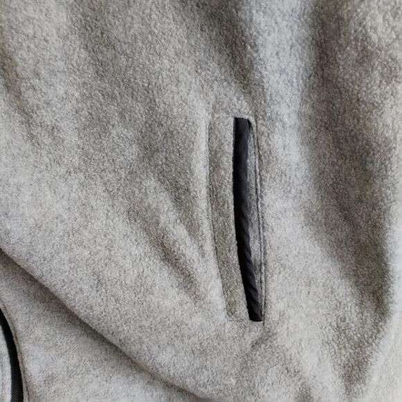 Simply Southern Men's 2XL Fleece Full Zip Vest Pockets Gray‎ Polyester Spandex - Picture 5 of 10